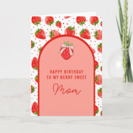 Agradecimiento Tarjeta de cumpleaños Berry Sweet