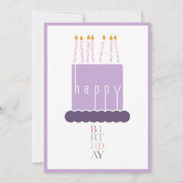 Agradecimiento Tarjeta de cumpleaños con foto personalizada de ta