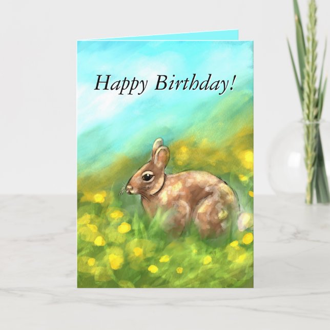 Agradecimiento Tarjeta de cumpleaños cristiana (Anverso)
