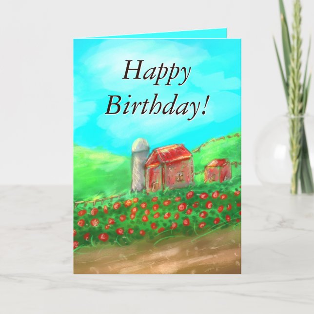 Agradecimiento Tarjeta de cumpleaños cristiana (Anverso)