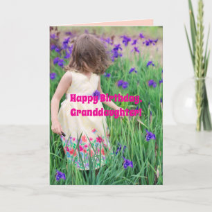 AGRADECIMIENTO TARJETA DE CUMPLEAÑOS DE ABUELO DE FLORES PURPLE