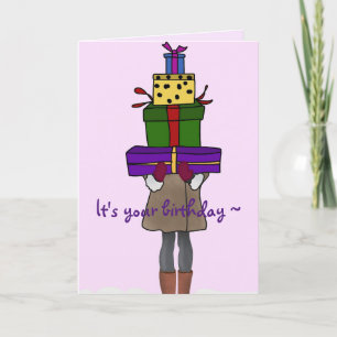 AGRADECIMIENTO TARJETA DE CUMPLEAÑOS DE COMPRA