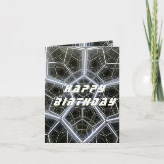 Agradecimiento Tarjeta de cumpleaños de espacio