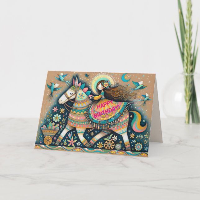 AGRADECIMIENTO TARJETA DE CUMPLEAÑOS DE FIESTA (Anverso)