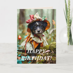 AGRADECIMIENTO TARJETA DE CUMPLEAÑOS DE LA PUP VESTIDA