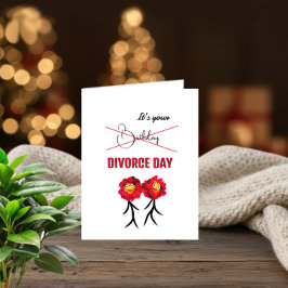 Agradecimiento Tarjeta de cumpleaños de las peonías rojas