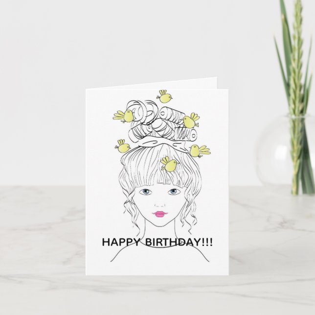 AGRADECIMIENTO TARJETA DE CUMPLEAÑOS DE MUJER JOVEN (Anverso)