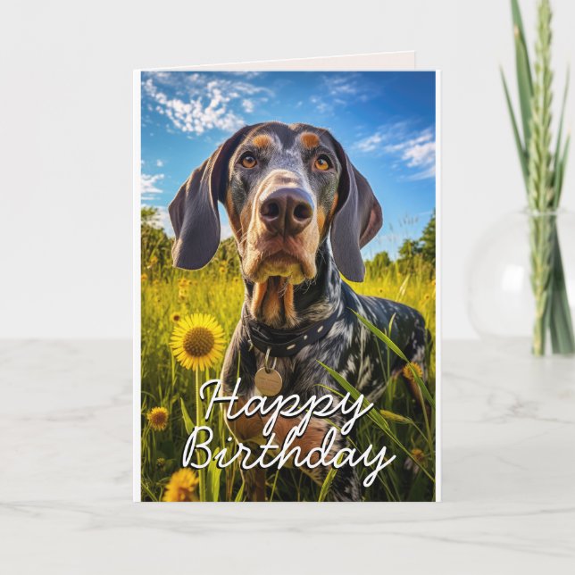 Agradecimiento Tarjeta de cumpleaños de personalizado Bluetick Co (Anverso)