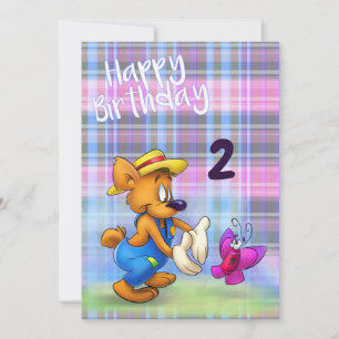 Agradecimiento Tarjeta de cumpleaños de Personalizado Cute