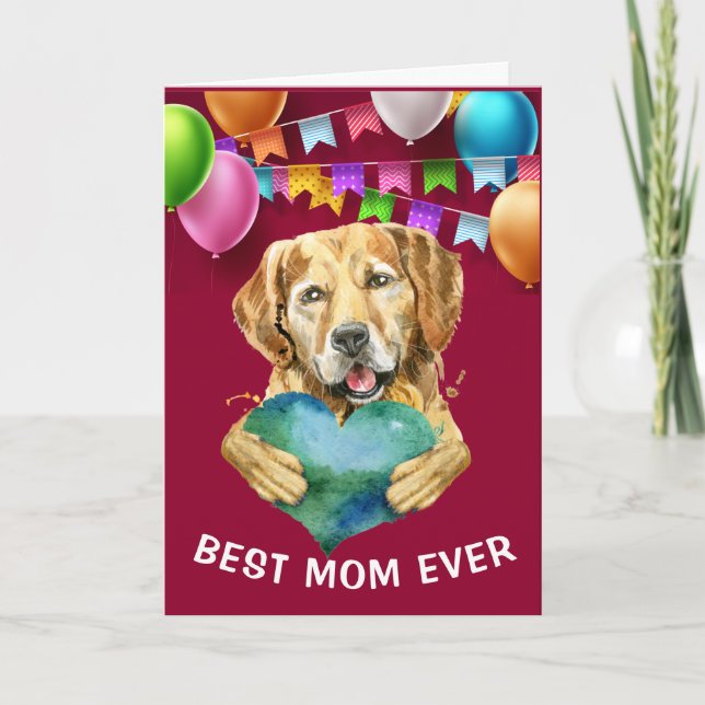 Agradecimiento Tarjeta de cumpleaños de personalizado para mamá (Anverso)
