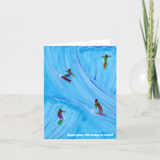 Agradecimiento Tarjeta de cumpleaños de Swell