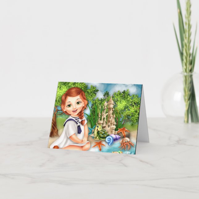 Agradecimiento Tarjeta de cumpleaños de un niño (Anverso)