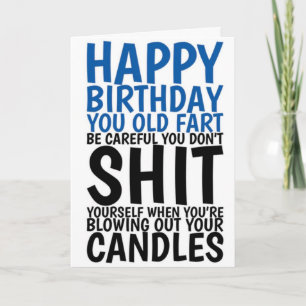 Agradecimiento Tarjeta de Cumpleaños Divertida