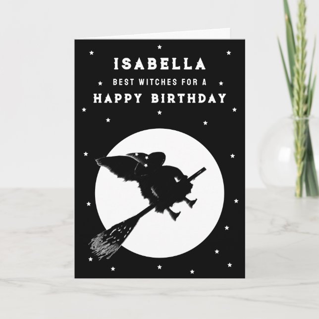 Agradecimiento Tarjeta de cumpleaños divertida de Halloween (Anverso)