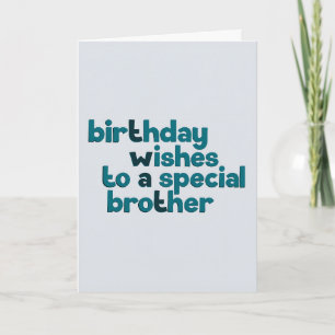Agradecimiento Tarjeta de cumpleaños divertida para hermano Tar