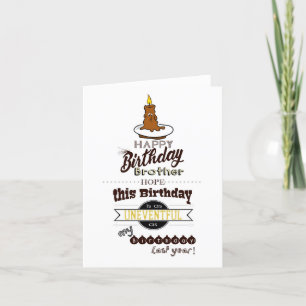 Agradecimiento Tarjeta de cumpleaños divertida y sarcástica - Her