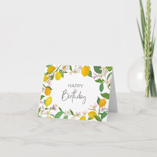 Agradecimiento Tarjeta de cumpleaños feliz (Anverso)