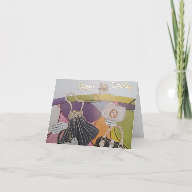 Agradecimiento Tarjeta de cumpleaños feliz (Anverso)