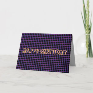 Agradecimiento Tarjeta de cumpleaños feliz plegada (en blanco)