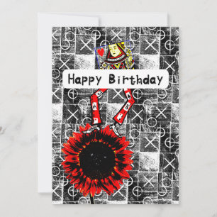 Agradecimiento Tarjeta de cumpleaños feliz reina de baile