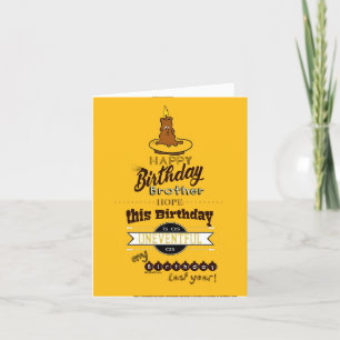 Agradecimiento Tarjeta de cumpleaños - Hermano