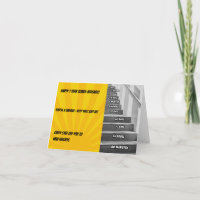 Tarjeta de cumpleaños/hito de un año de sobriedad