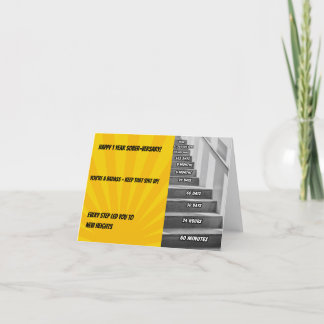 Agradecimiento Tarjeta de cumpleaños/hito de un año de sobriedad