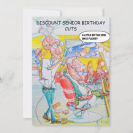 Agradecimiento Tarjeta de cumpleaños humorística de mediana edad