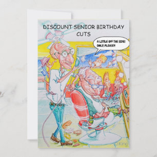 Agradecimiento Tarjeta de cumpleaños humorística de mediana edad