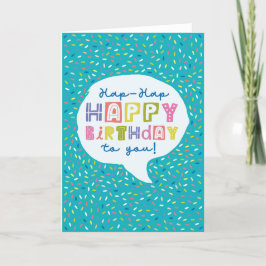 Agradecimiento Tarjeta de cumpleaños imprimible | Feliz Cumpleaño