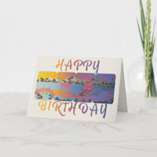Agradecimiento Tarjeta de cumpleaños Mah Jongg Seasons