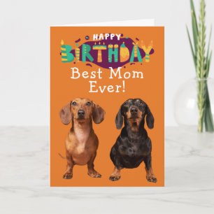 Agradecimiento Tarjeta de cumpleaños mejor mamá de todos los pers