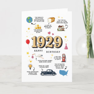 Agradecimiento Tarjeta De Cumpleaños Para El Abuelo De 1929