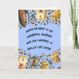 Agradecimiento Tarjeta de cumpleaños para el diseño del café del 
