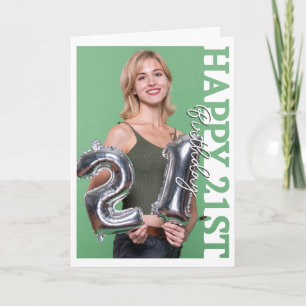 Agradecimiento Tarjeta de cumpleaños para la universidad con foto