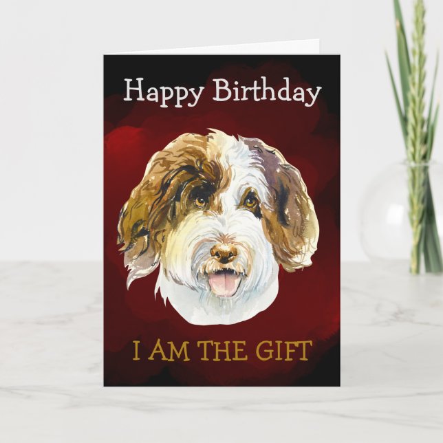 Agradecimiento Tarjeta de cumpleaños personalizado de tu Doodle a (Anverso)