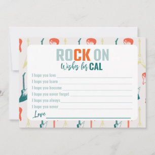 Agradecimiento Tarjeta de cumpleaños Rock n Roll Rockstar