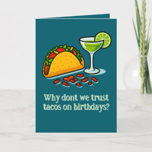 Agradecimiento Tarjeta de cumpleaños "Spill the Beans"