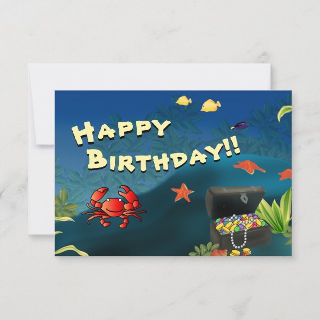 Agradecimiento Tarjeta de cumpleaños Tesoro - Personalizada (Anverso)