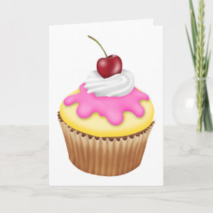 Agradecimiento Tarjeta de Cupcake