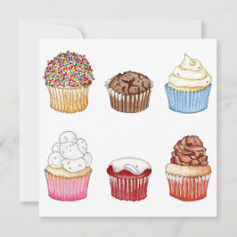 Agradecimiento Tarjeta de Cupcake