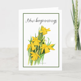 Agradecimiento Tarjeta de Daffodil