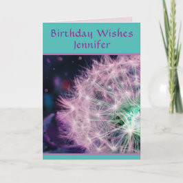 Agradecimiento Tarjeta de deseos de cumpleaños con mensaje