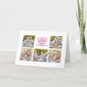 Agradecimiento Tarjeta de Día de los Abuelos personalizados con f