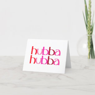 Agradecimiento Tarjeta de Día de San Valentín Hubba Hubba