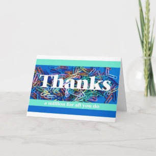 Agradecimiento Tarjeta de día profesional administrativa - Gracia