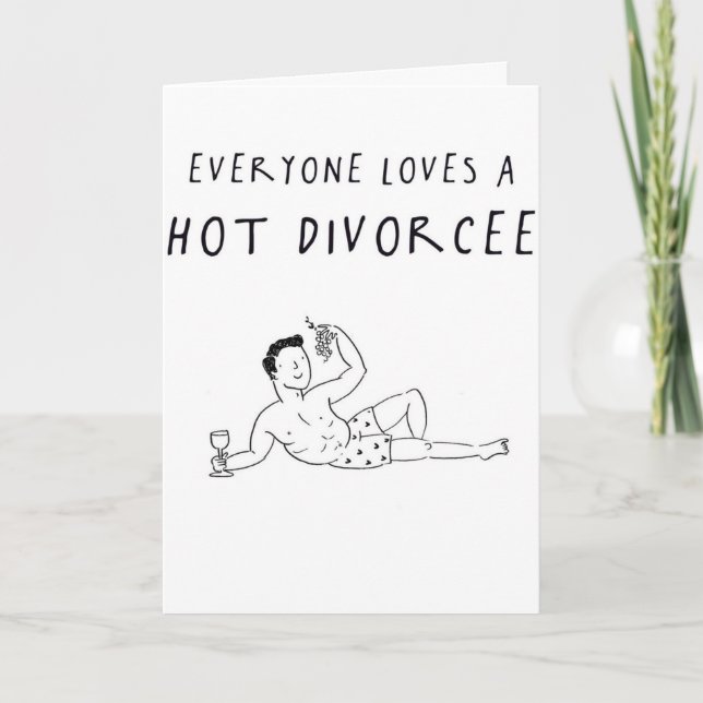 Agradecimiento Tarjeta de Divorcio  (Anverso)