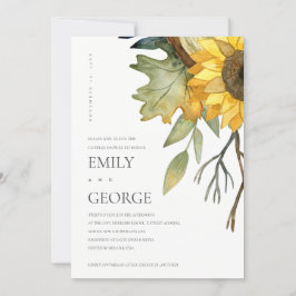 Agradecimiento TARJETA DE DUCHA DE LA PAREJA DE FLORES AMARILLOp