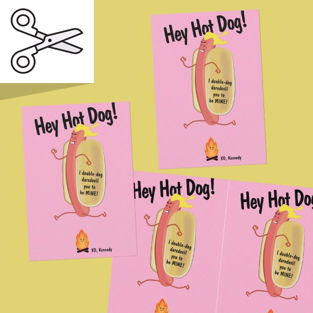 Agradecimiento Tarjeta de El día de San Valentín de perros calien (Subido por el creador)
