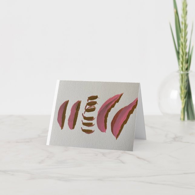 Agradecimiento Tarjeta de felicitación (Anverso)